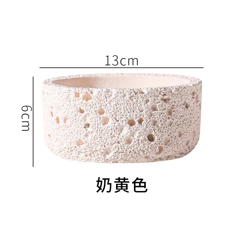 Echeveria Succulent - Nordic cement flowerpot simple personality creative