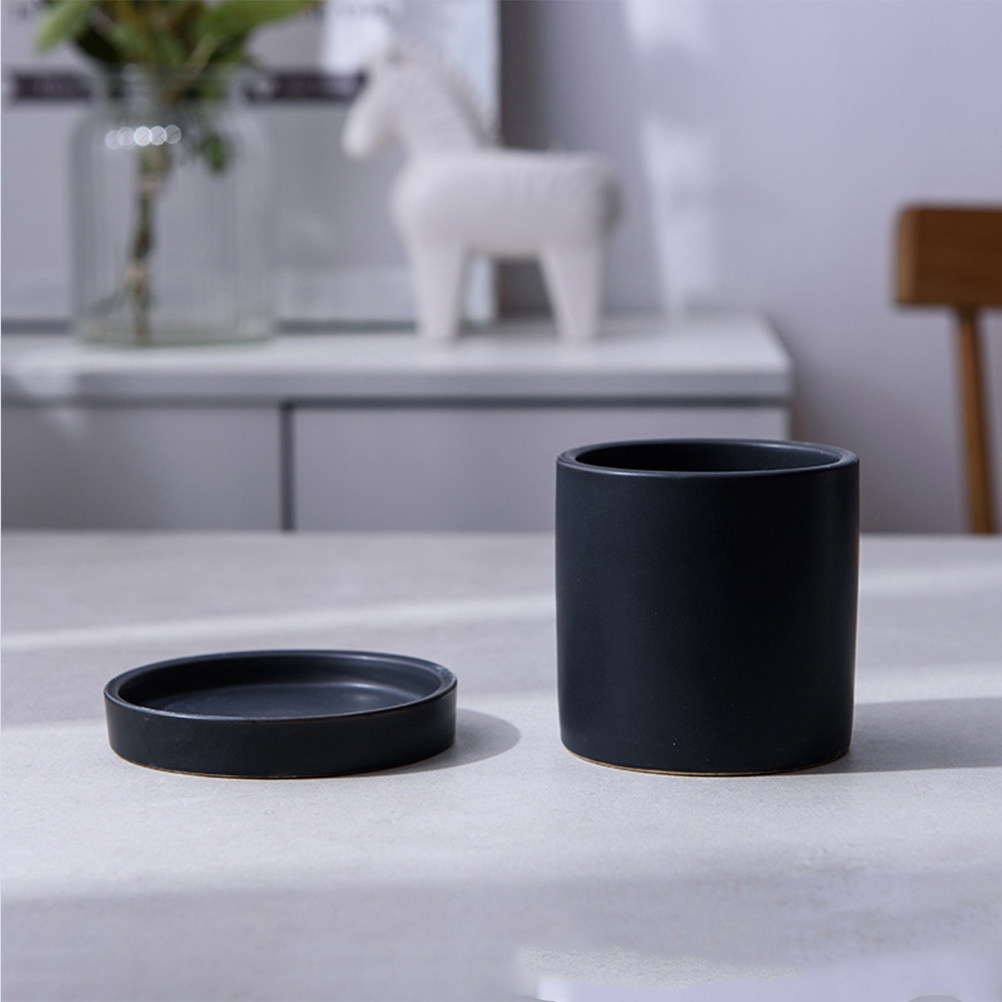 Aloe Vera Pot - 1Set Stylish Ceramic Pots with Plate