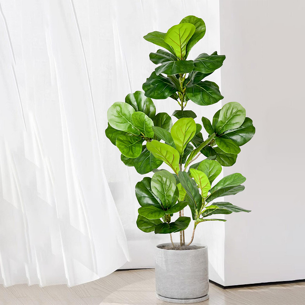 70-135cm Large Artificial Fidd - đánh giá và giá Ficus Lyrata Tree
