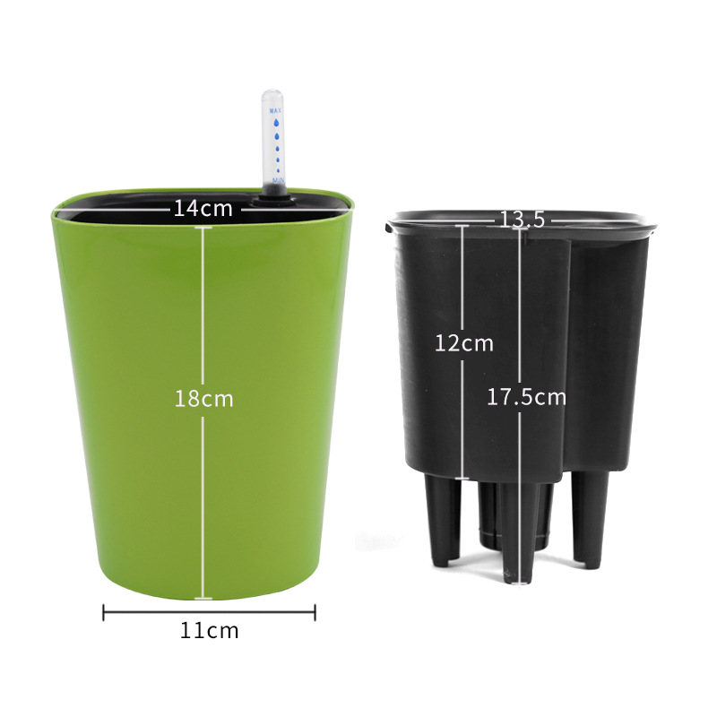 1PC Indoor Plastic Flowerpot S - đánh giá và giá Aloe Vera Pot
