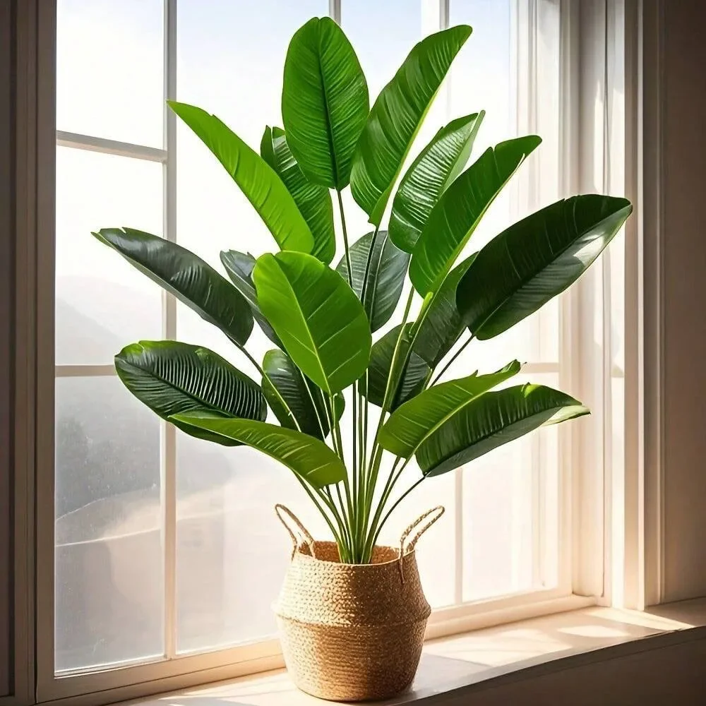 1pc 18 Leaves Artificial Plant - đánh giá và giá Ficus Lyrata Tree